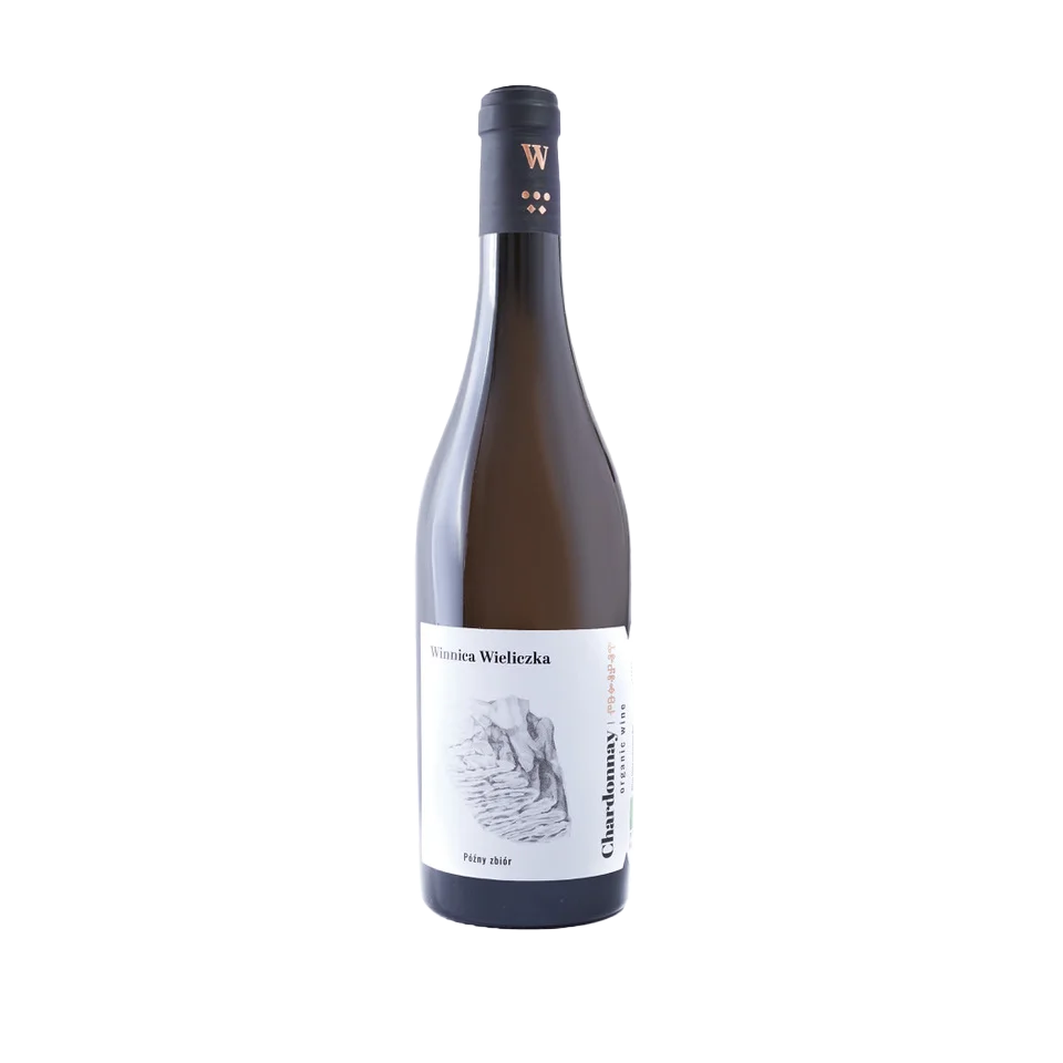 Chardonnay Spätlese 2019 - Bio Weißwein trocken aus Polen - Winnice Wieliczka