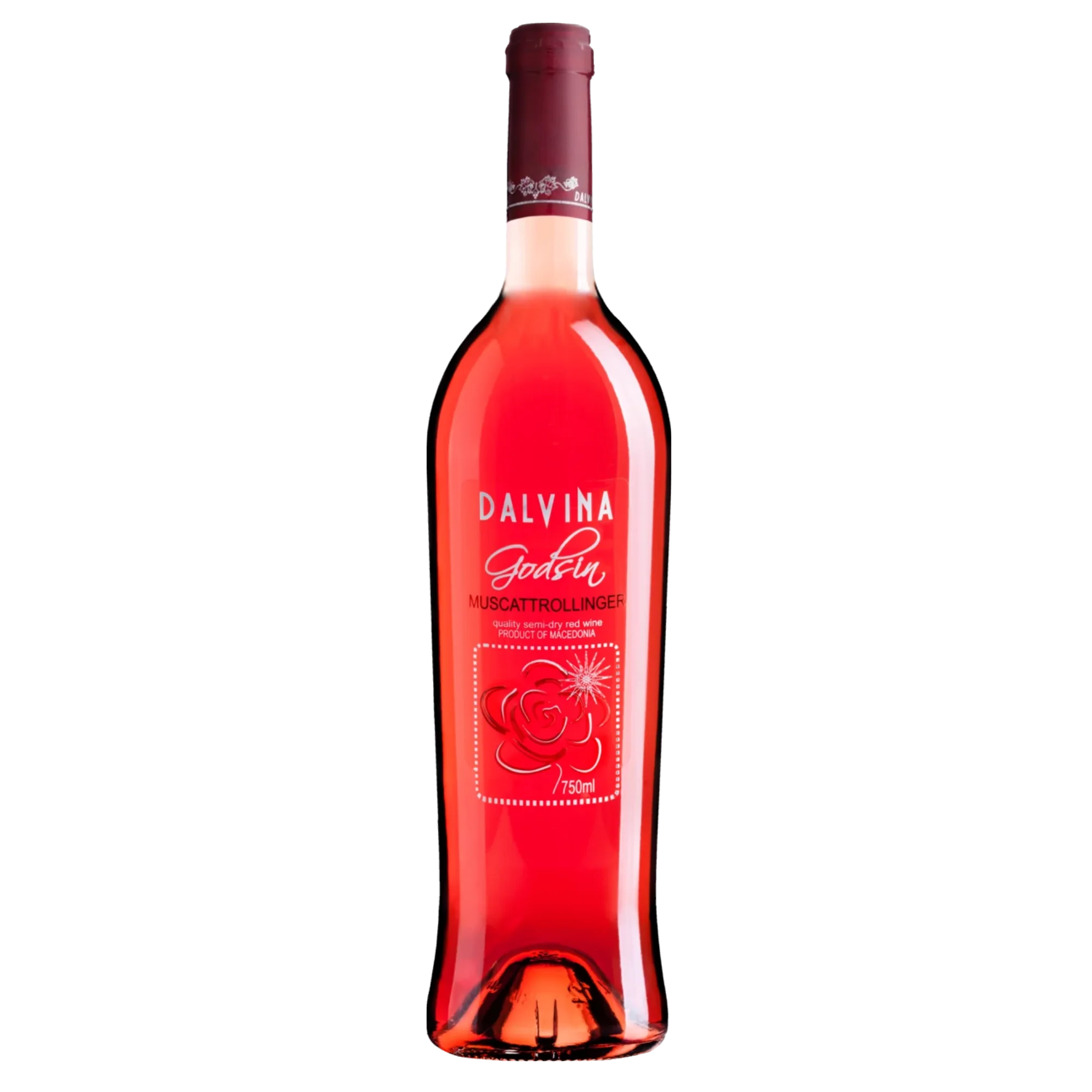 Godsin Muscatrollinger Red 2020 - Rosé halbtrocken aus Nordmazedonien - Dalvina Winery
